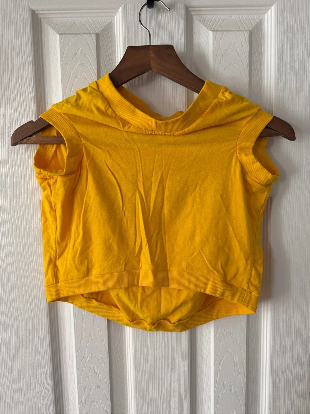 B2G1 FREE Old Navy XL Good Vibes Retro Graphic Dog Tank Top Yellow